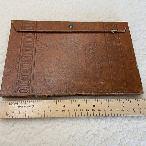 Vintage Simmons Steak Knives Set 6 Case 1950s Bakelite Handles Stainless Finish - Picture 3 of 4